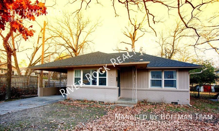 House for rent at 507 Uams Blvd, Little Rock, AR 72205