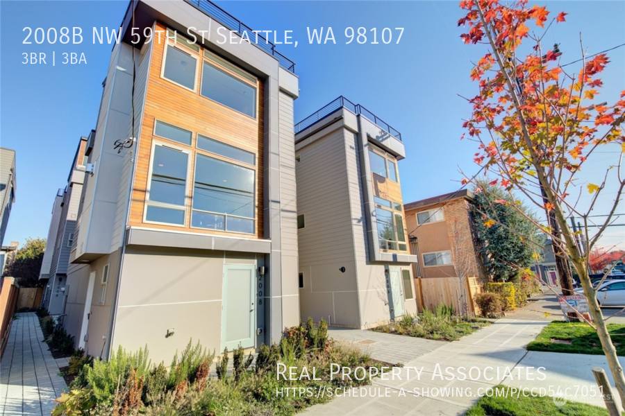 Townhouse for rent at 2008B NW 59th St, Seattle, WA 98107