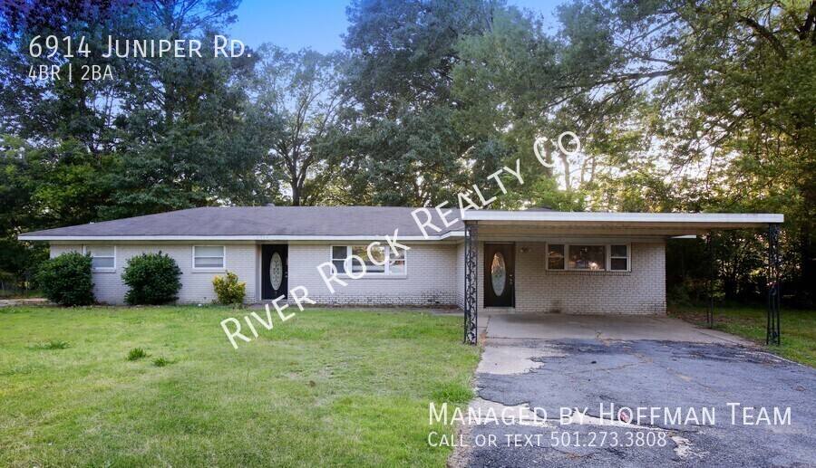 House for rent at 6914 Juniper Rd, Little Rock, AR 72209