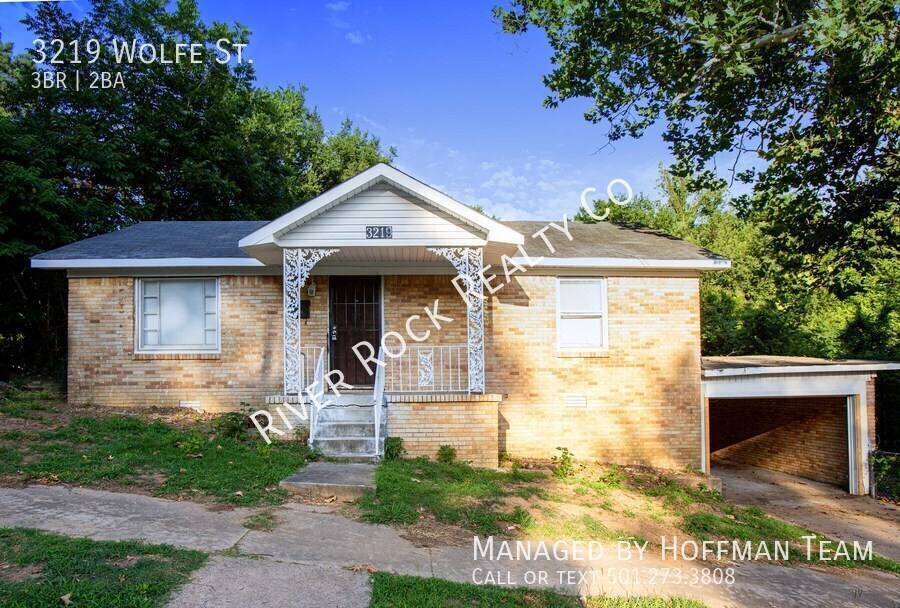 House for rent at 3219 Wolfe St, Little Rock, AR 72206