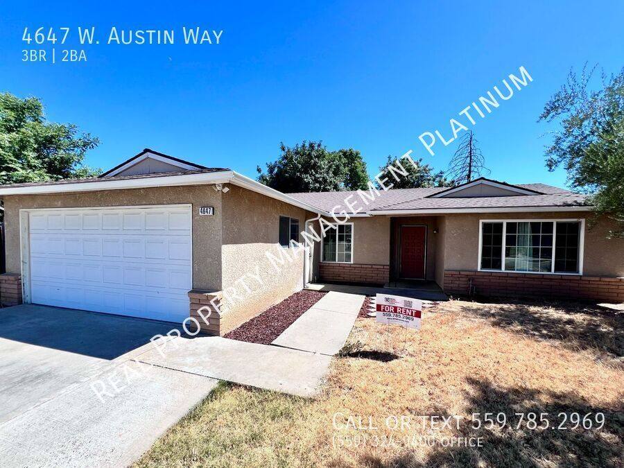 House for rent at 4647 W Austin Way, Fresno, CA 93722