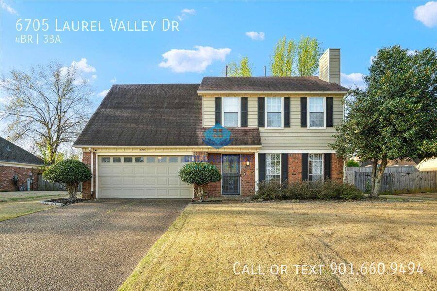 House for rent at 6705 Laurel Valley Dr, Memphis, TN 38125