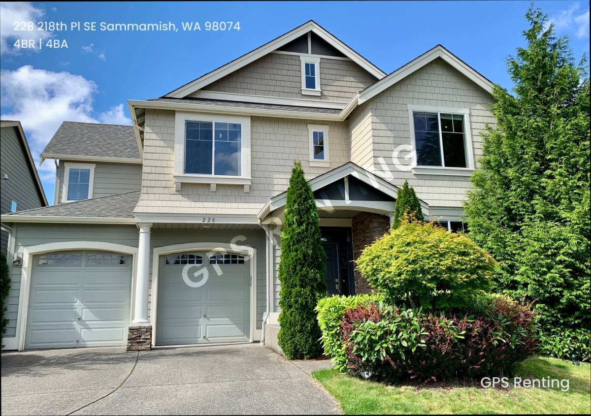 House for rent at 228 218th Place SE, Sammamish, WA 98074