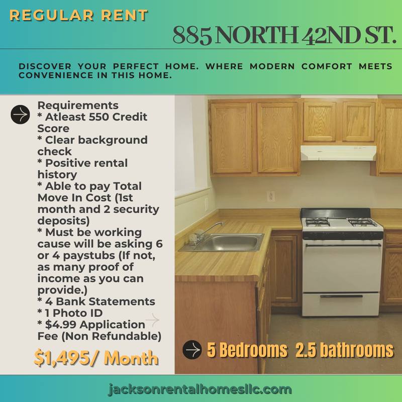 House for rent at 885 N 42nd St, Philadelphia, PA 19104