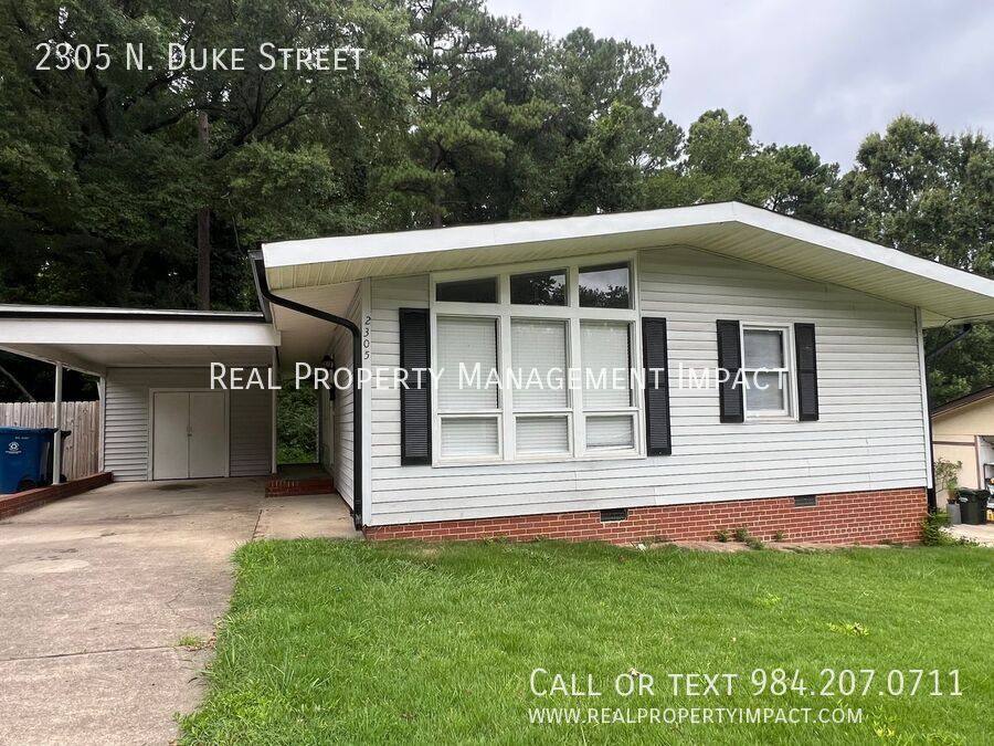 House for rent at 2305 N Duke St, Durham, NC 27704