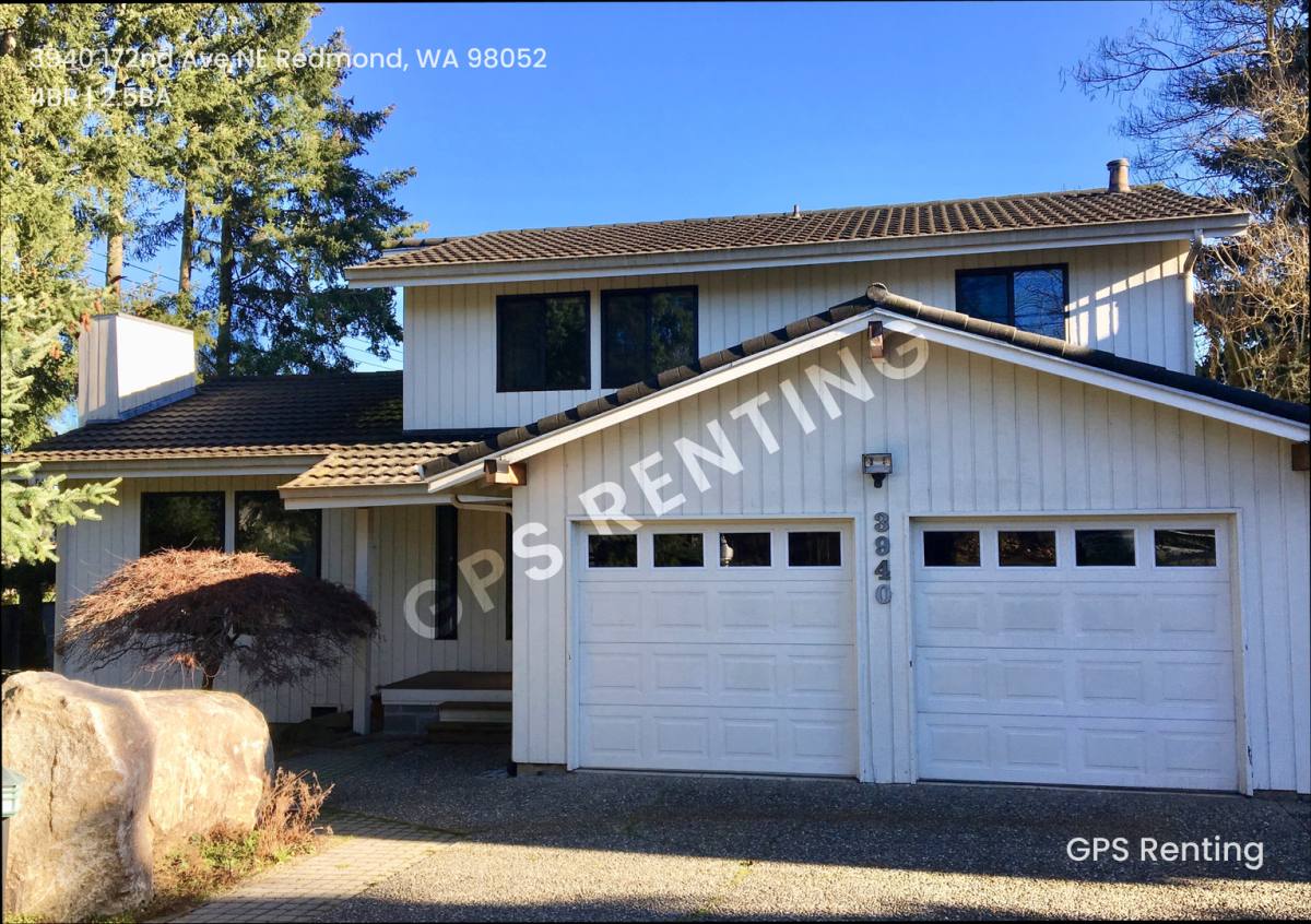 House for rent at 3940 172nd Ave NE, Redmond, WA 98052