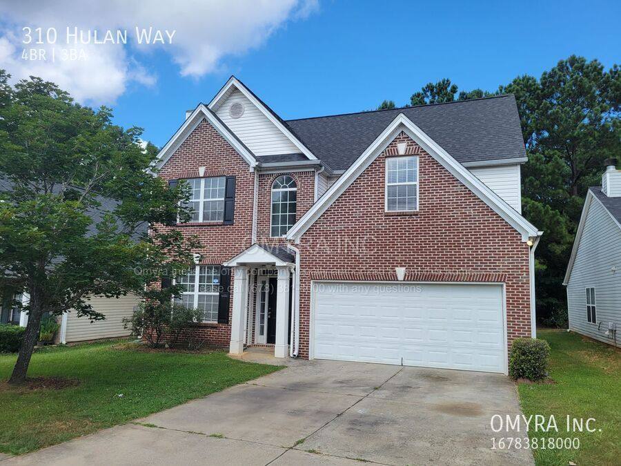 House for rent at 310 Hulan Way, Lawrenceville, GA 30044
