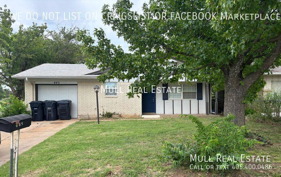 House for rent at 445 NW 86th St, Oklahoma City, OK 73114