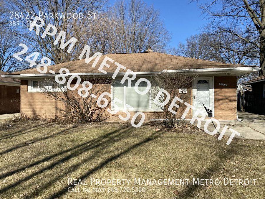 House for rent at 28422 Parkwood St, Inkster, MI 48141