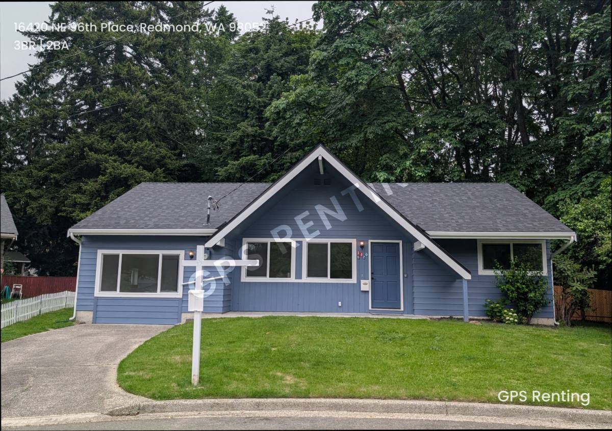House for rent at 16420 NE 96th Place, Redmond, WA 98052