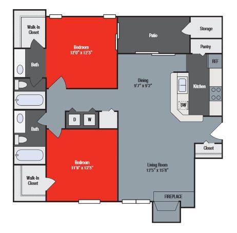 Apartment for rent at 6060 Laurel Lane, Willowbrook, IL 60527