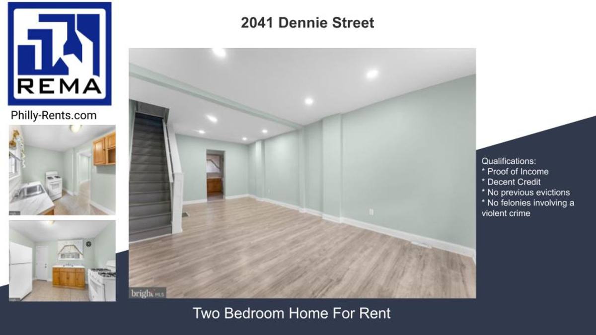 House for rent at 2041 Dennie St, Philadelphia, PA 19140