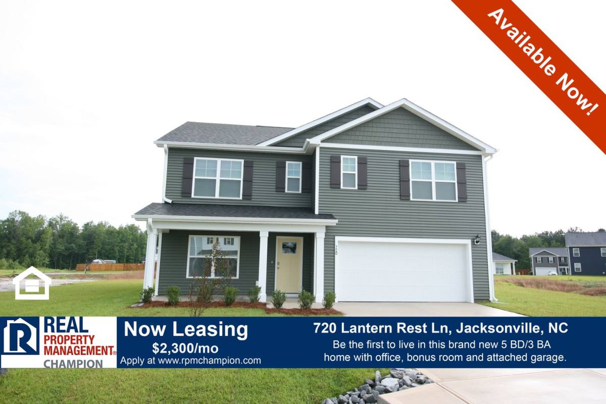 House for rent at 720 Lantern Rest Lane, Jacksonville, NC 28546