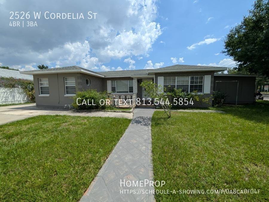 House for rent at 2526 W Cordelia St, Tampa, FL 33607