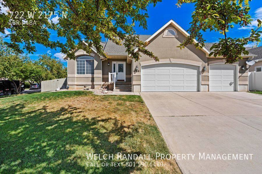 House for rent at 722 W 2175 N, Layton, UT 84041