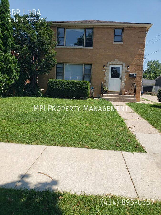 House for rent at 5618 N 27th St, Milwaukee, WI 53209