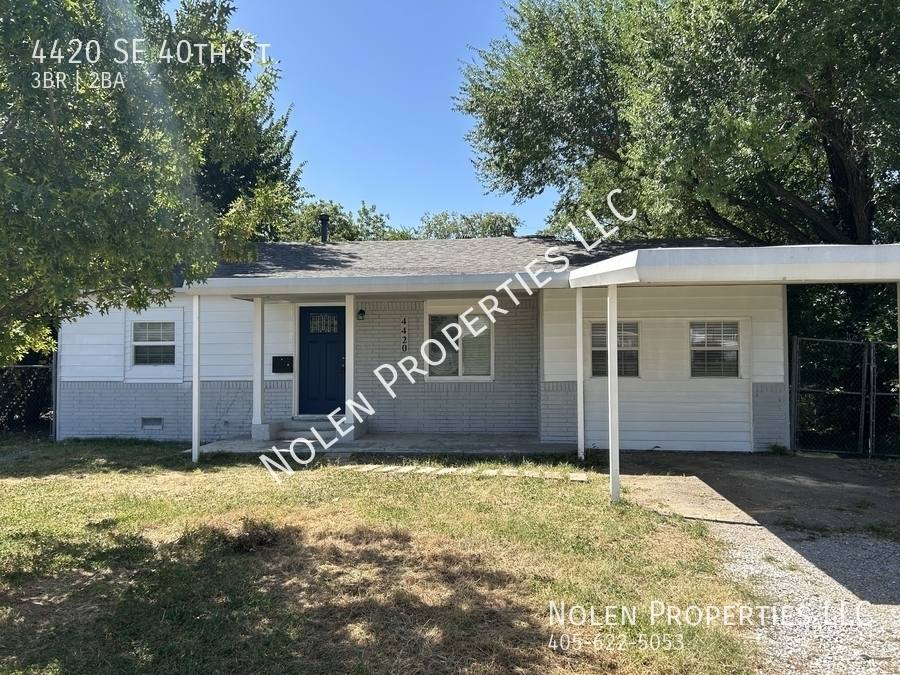 House for rent at 4420 SE 40th St, Oklahoma City, OK 73115