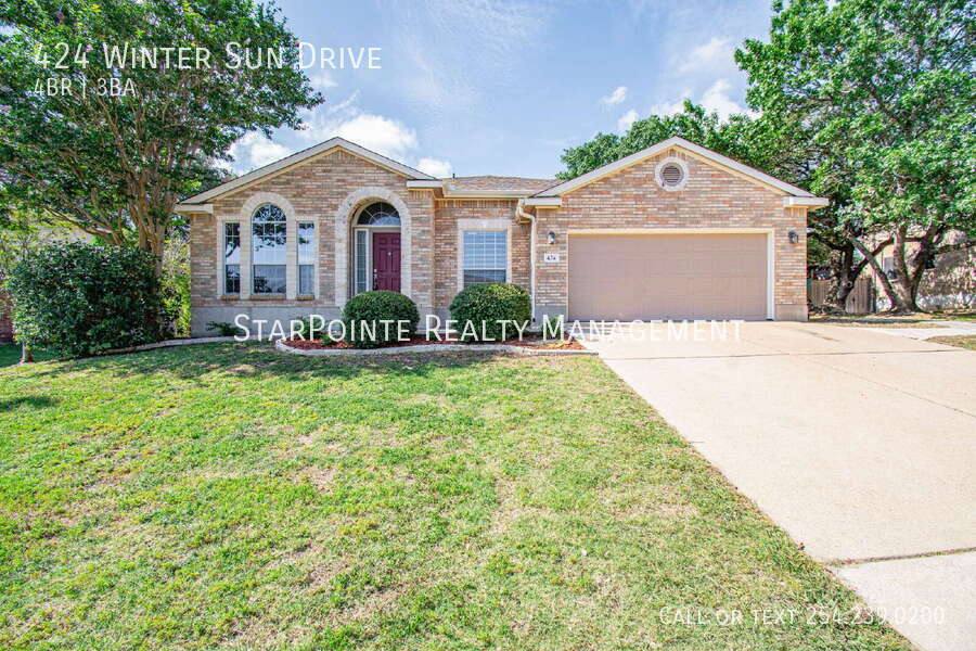 House for rent at 424 Winter Sun Dr, Harker Heights, TX 76548