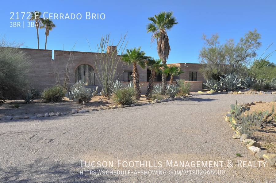 House for rent at 2172 E Cerrado Brio, Tucson, AZ 85718