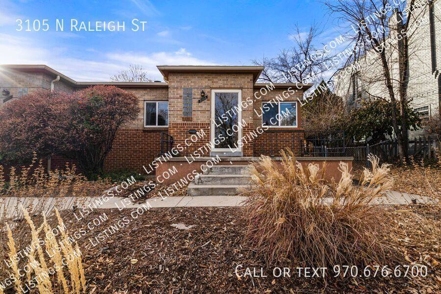 Townhouse for rent at 3105 N Raleigh St, Denver, CO 80212