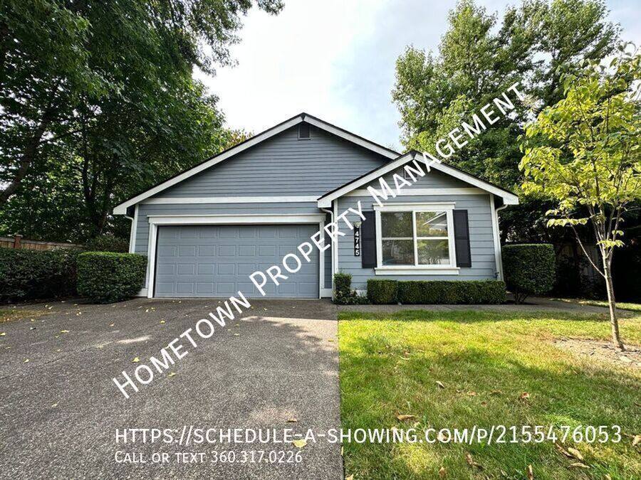 House for rent at 4745 Brillshire Lane SE, Lacey, WA 98503