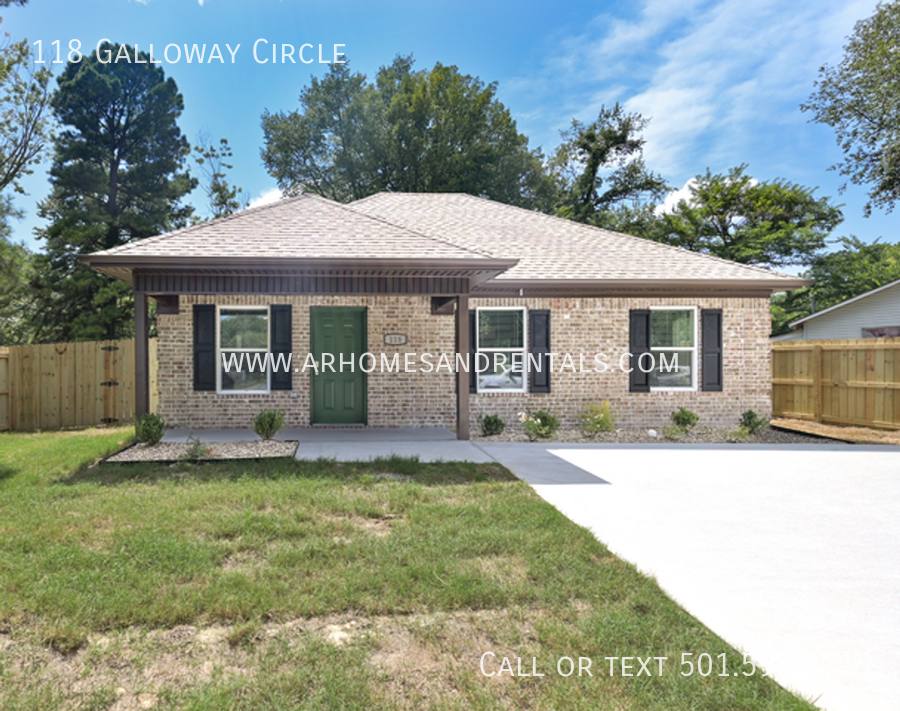House for rent at 118 Galloway Circle, Jacksonville, AR 72076