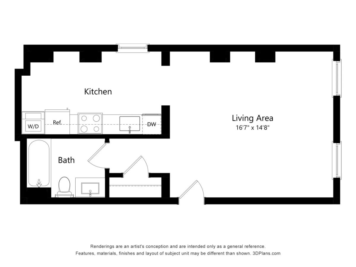 Apartment for rent at 502 Cathedral, Baltimore, MD 21201