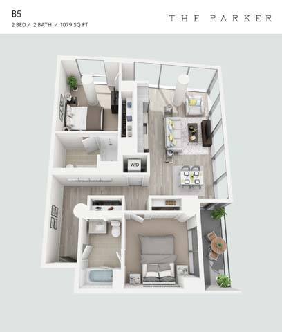 Apartment for rent at 730 W Couch Place, Chicago, IL 60661