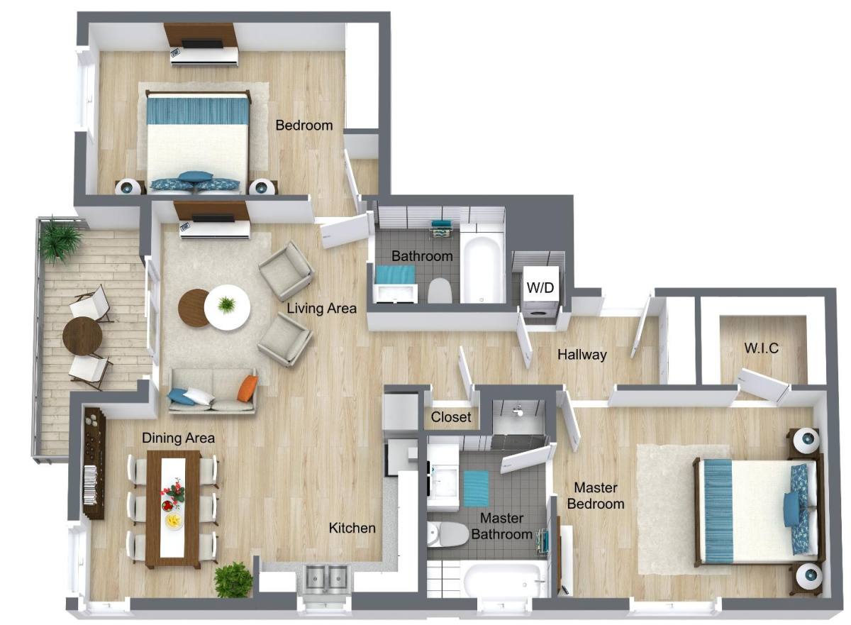 Apartment for rent at 3308 Mentone Ave #401, Los Angeles, CA 90034