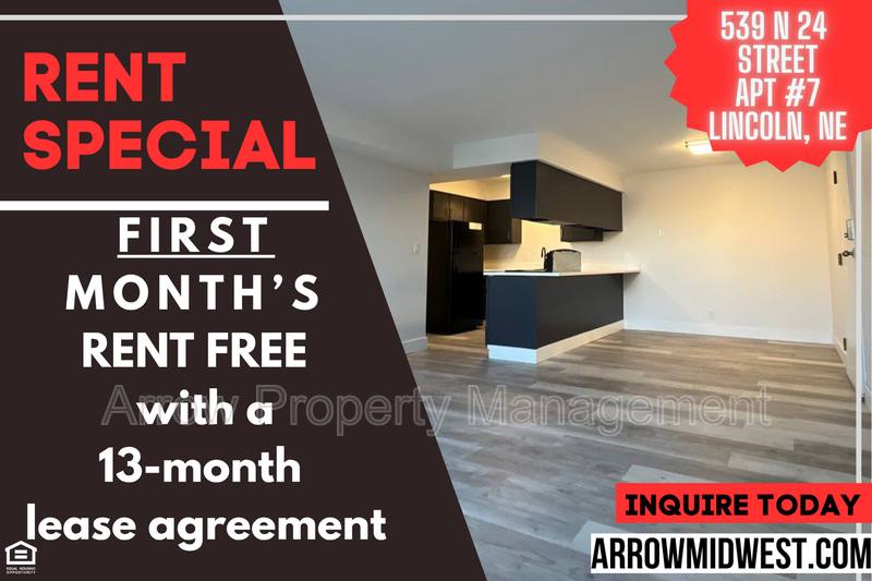 Apartment for rent at 539 N 24th St #7, Lincoln, NE 68503