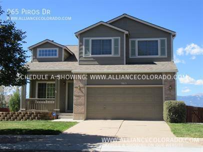 House for rent at 965 Piros Dr, Colorado Springs, CO 80922