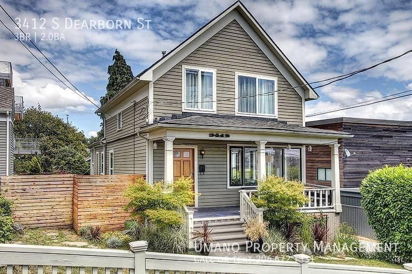 House for rent at 3412 S Dearborn St, Seattle, WA 98144