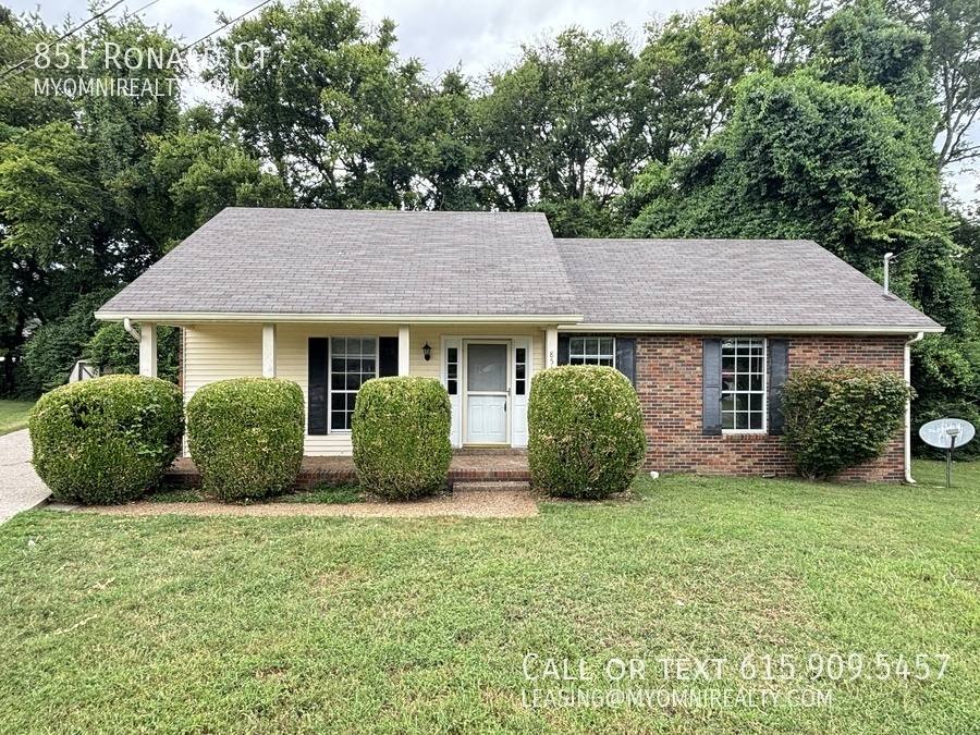 House for rent at 851 Ronald Court, Gallatin, TN 37066