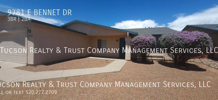 House for rent at 9781 E Bennet Dr, Tucson, AZ 85747