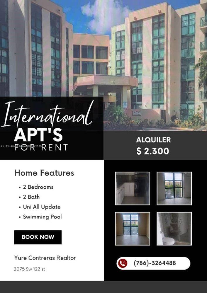 Apartment for rent at 2075 SW 122nd Ave #511, Miami, FL 33175