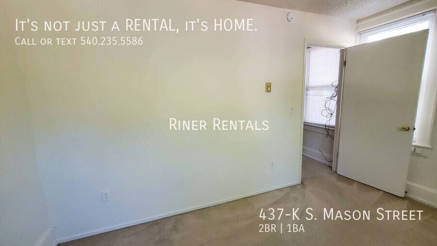 Apartment for rent at 437-K S Mason St, Harrisonburg, VA 22801