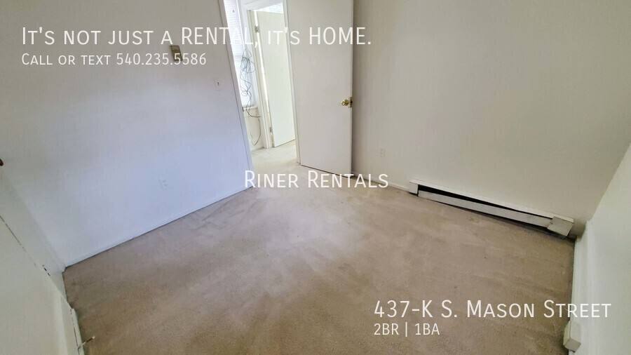Apartment for rent at 437-K S Mason St, Harrisonburg, VA 22801