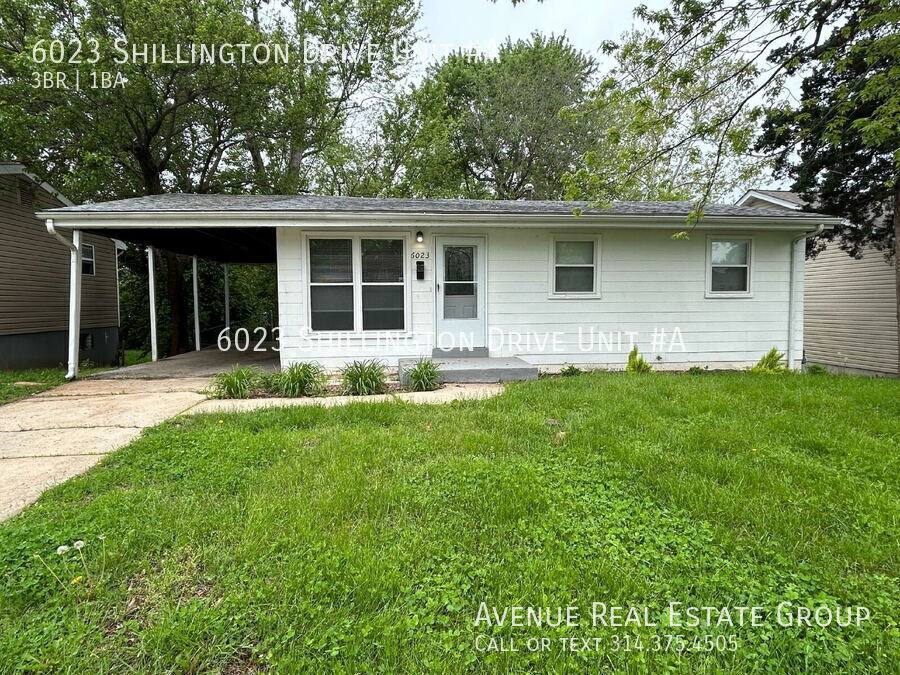 House for rent at 6023 Shillington Dr #A, Saint Louis, MO 63134