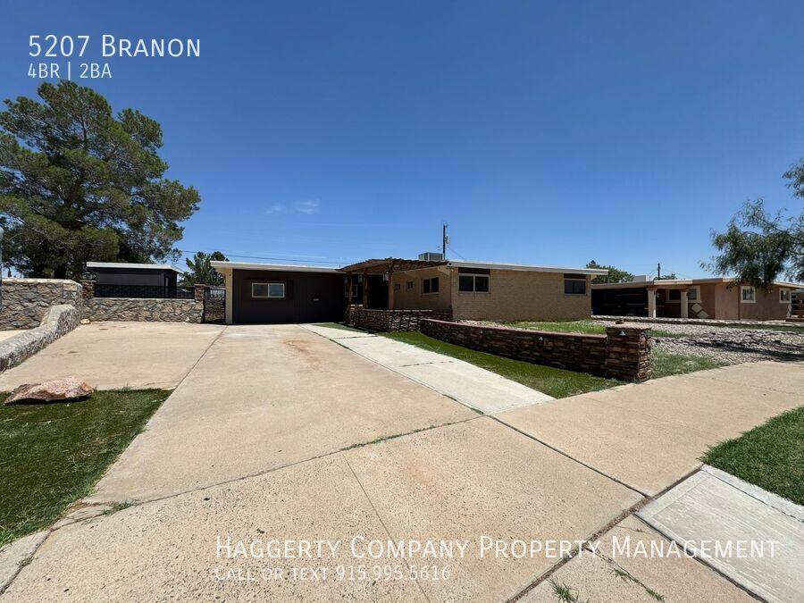 House for rent at 5207 Branon, El Paso, TX 79924