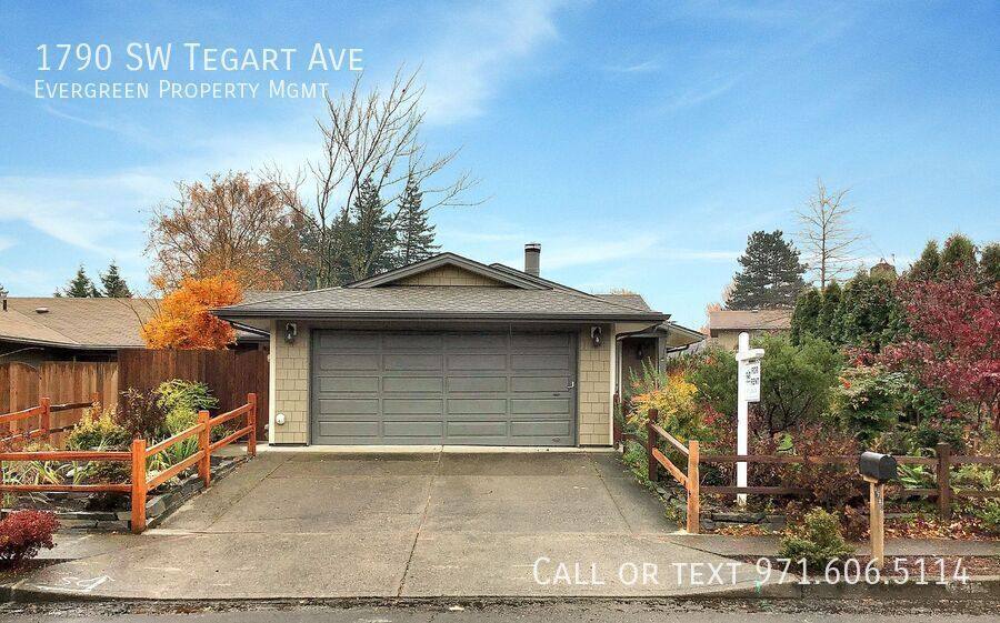 House for rent at 1790 SW Tegart Ave, Gresham, OR 97080