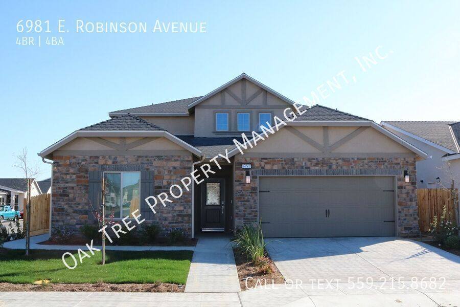 House for rent at 6981 E Robinson Ave, Fresno, CA 93727