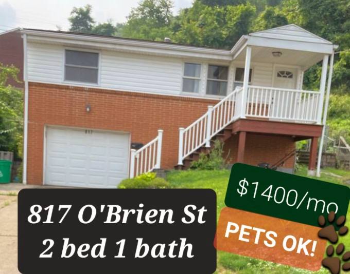 House for rent at 817 O Brien St, Pittsburgh, PA 15209