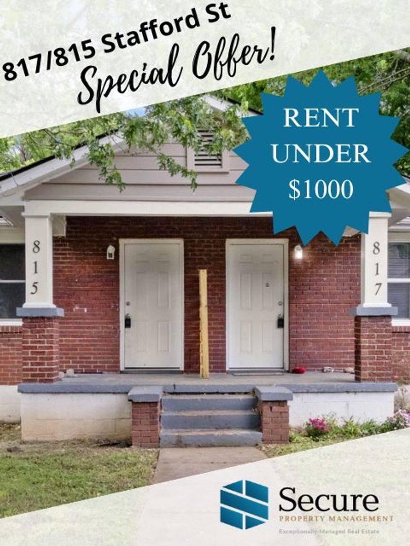 House for rent at 815 Stafford St, Clarksville, TN 37040