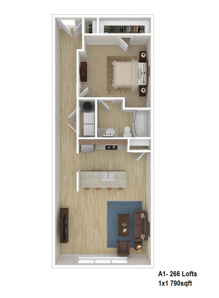Apartment for rent at 276 S Front St, Memphis, TN 38103