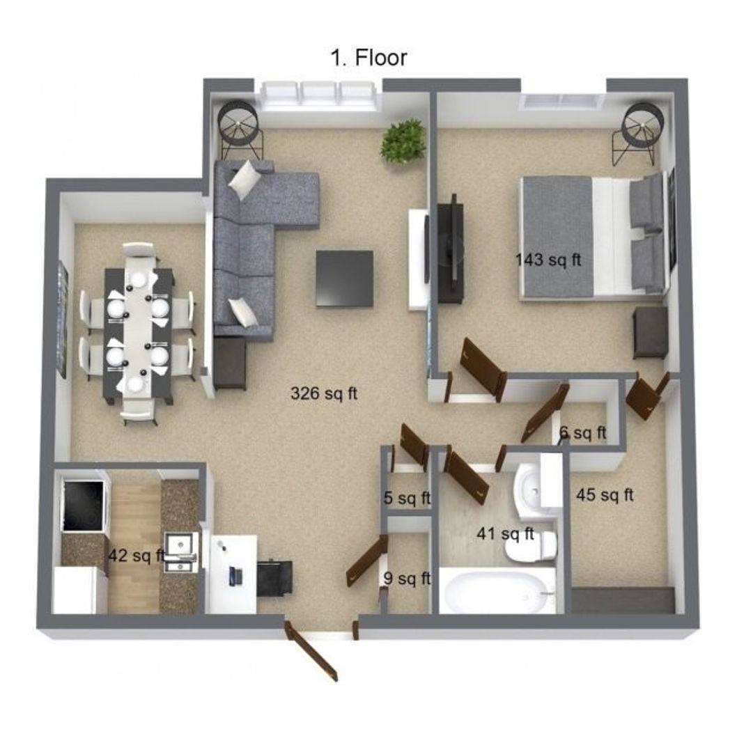 Apartment for rent at 1939 College St, Cedar Falls, IA 50613