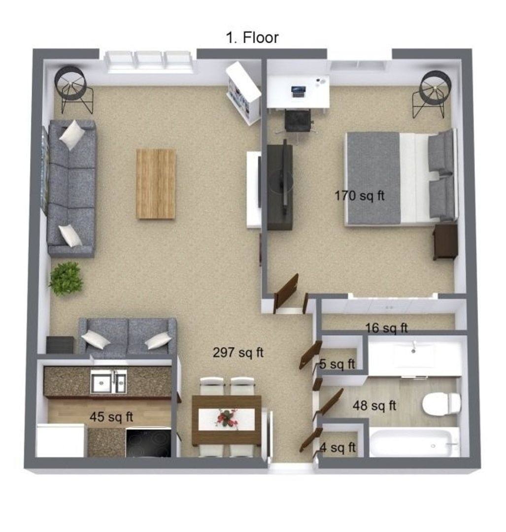 Apartment for rent at 1939 College St, Cedar Falls, IA 50613
