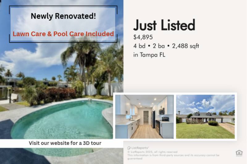 House for rent at 8718 Thornwood Lane, Tampa, FL 33615