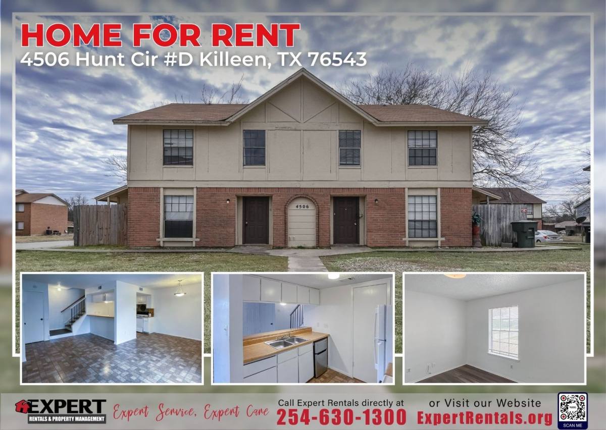 Apartment for rent at 4506 Hunt Circle, Killeen, TX 76543