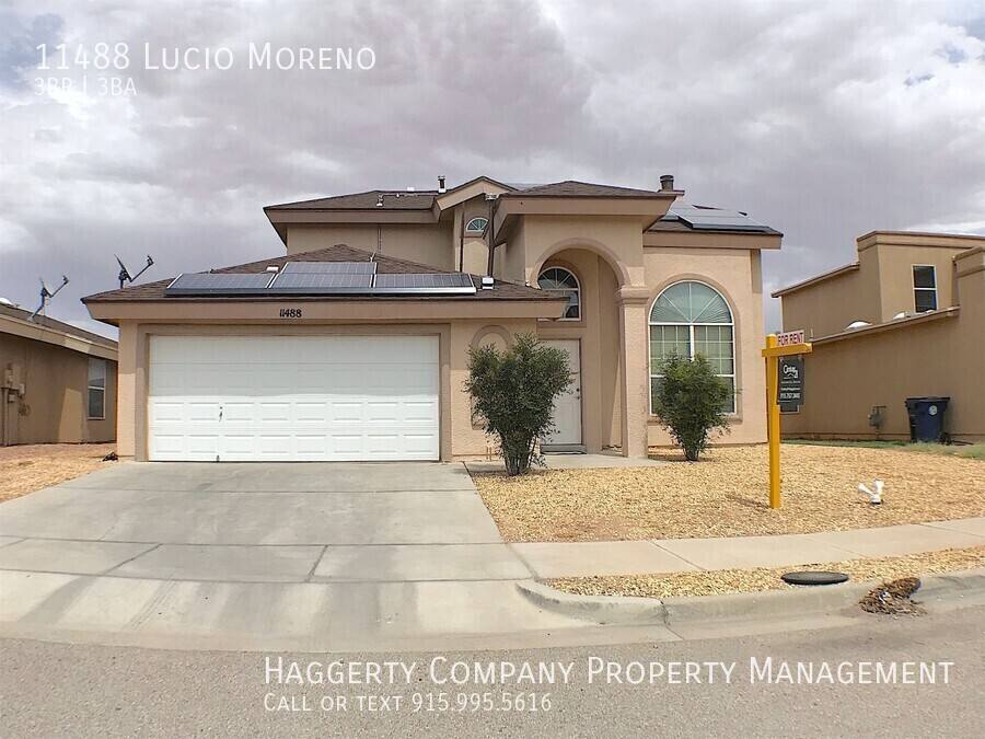 House for rent at 11488 Lucio Moreno, El Paso, TX 79934