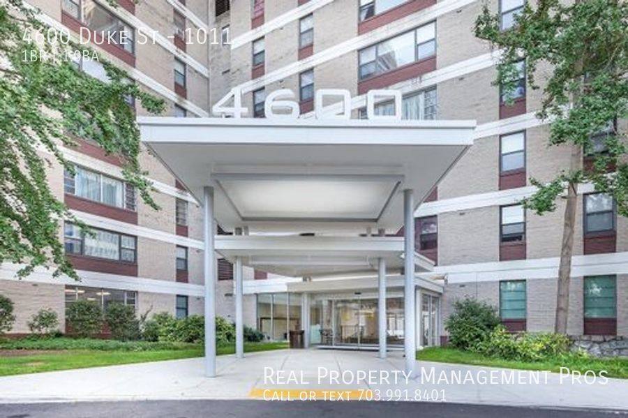 Condo for rent at 4600 Duke St #1011, Alexandria, VA 22304